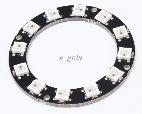 12-bit rgb led ring ws2812 5050 precise for arduino for sale