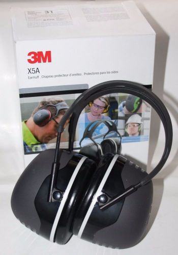 3M Peltor X-Series Over the Head Earmuffs NRR 31 dB One Size Fits Most Black X5A