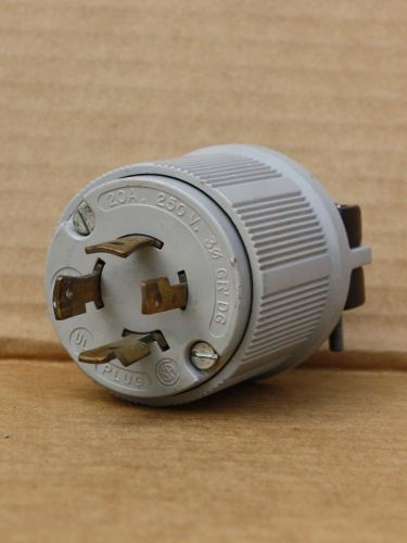 3? Phase Male 20a 250v Twist Lock Plug 4 Prong