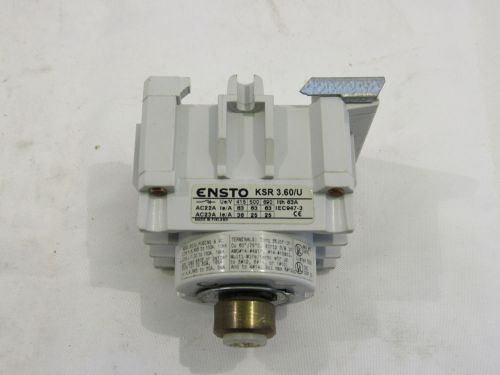 Ensto ksr 3.60/u disconnect switch 110-480 vac ***xlnt*** for sale