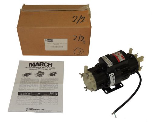 New march 802 dual head magnetic drive pump motor 480 gph 230v 0802-0036-0700 for sale
