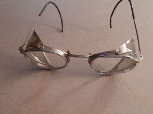 Vintage Fulvue Wire Rim Safety Glasses Steampunk Retro Eyeglasses