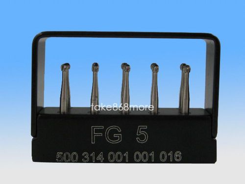 10 Pcs SBT Tungsten Carbide Steel Round drills/burs FG5 Friction Grip 1.6mm more