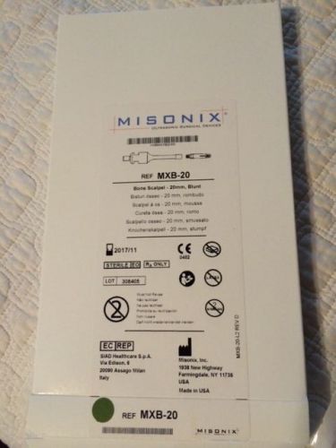 Misonex Bone Scalpel - 20 mm, Blunt  MXB-20