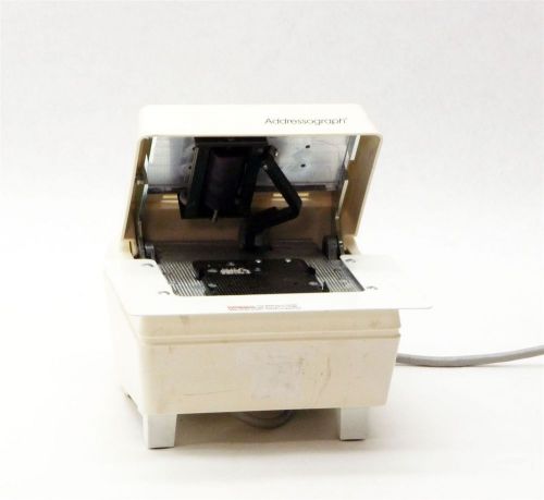 NBS BARTIZAN 4340 ELECTRIC IMPRINTERS ADDRESSOGRAPH NEWBOLD ID CARD EMBOSSER
