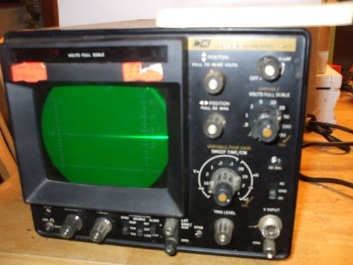 BK Oscilloscope  model 1465 working with  a operatoring book