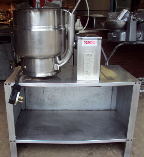 Groen self contained steam jacketed 20 qt kettle used model tdb/7-20 for sale