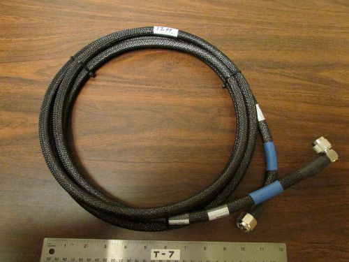 Shielded RF Cable N-N Male-Male 12 Foot Color Coded Blue