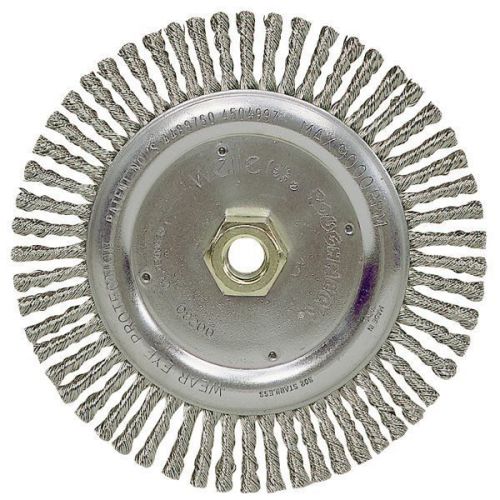 Weiler knot style wire wheel - diameter: 4&#034; wire size: .020&#034; for sale
