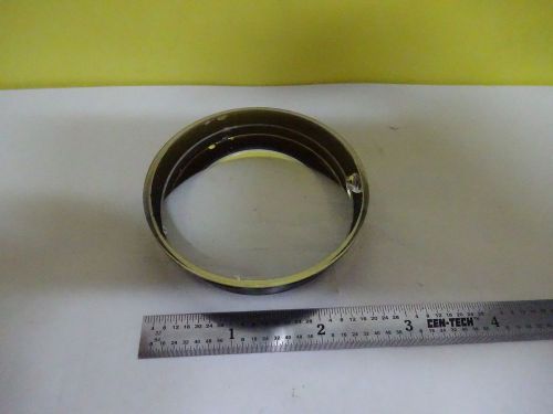 OPTICAL THICK CONVEX CONCAVE LENS MIL SPEC LASER OPTICS AS IS BIN#P8-06