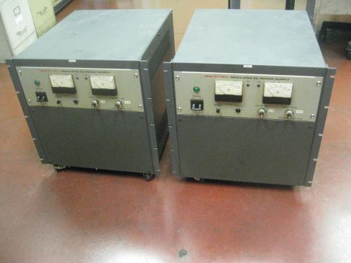 Lot (2) TAKASAGO Regulated DC Power Supply GP016-100R 200VAC 3.7KVA KNOXVILLE TN