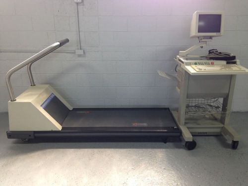Quinton Q4500 Stress Test W/ Cardiac Science ST55 Treadmill, Manual, ECG Cables