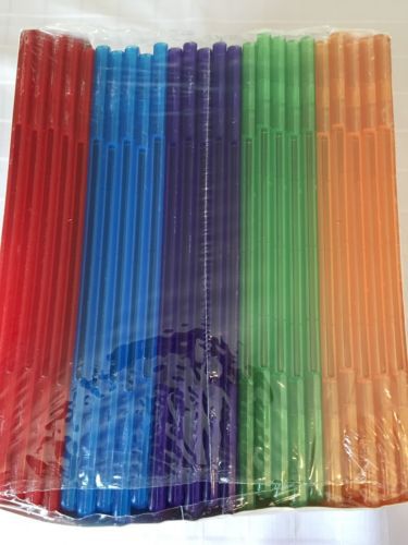 Memorex ~ Slim Color 25PK DVD Storage Cases ~Red/Blue/Purple/Green/Orange