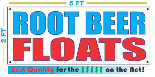 ROOT BEER FLOATS Banner Sign NEW Larger Size Best Quality for The $$$ Fair Food