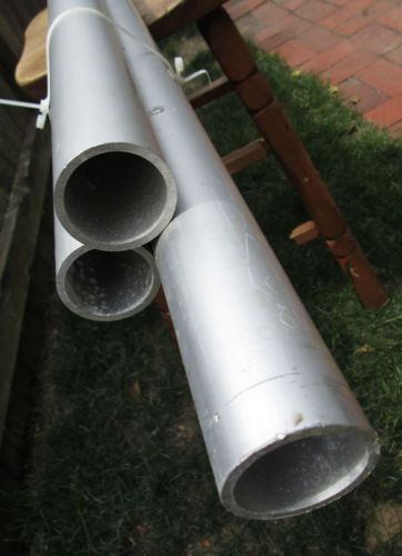 Aluminum pipe, 2&#034;, sched. 40, 3 pcs @5 ft