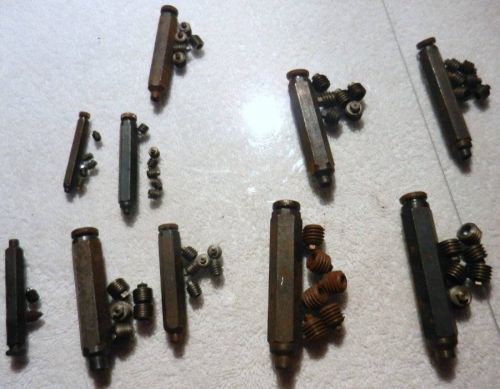 Transfer Punch Transfer Screw lot of 10 sets