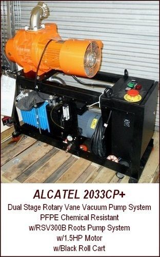 Alcatel 2033cp vacuum pump - roots pump - semiconductor processing for sale