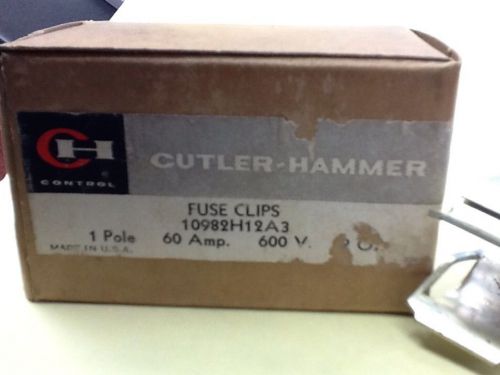 Cutler hammer fuse clips new 10982h1a3 for sale