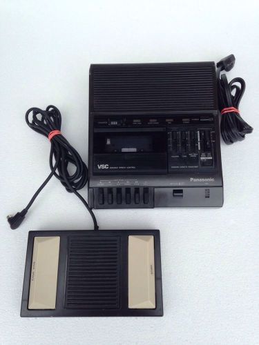 Panasonic RR-830 Standard Cassette Transcription Dictation Machine w/ Foot Pedal
