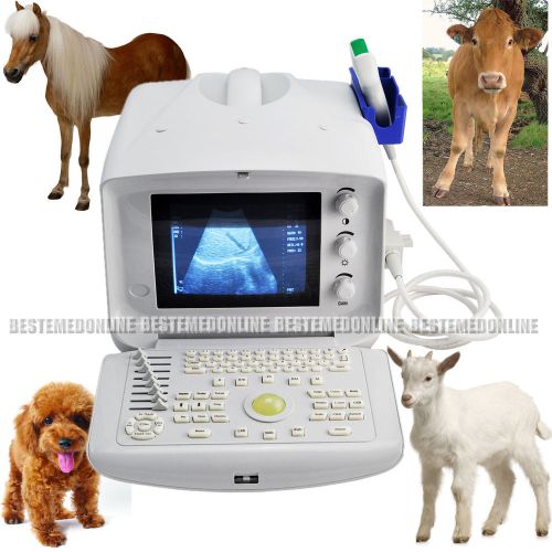 Portable Ultrasound Machine Scanner + 3.5MHz convex probe+Free 3D Veterinary Use