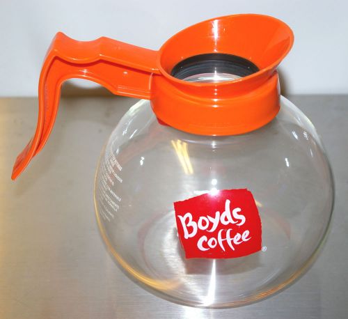 Coffee Pot Glass Decanter Decaf Restaurant Boyds Commercial Schott Duran 3407