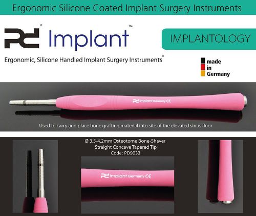 Osteotome Bone-Shaver ? 3.5-4.2mm Straight Concave Tapered, Dental Implant