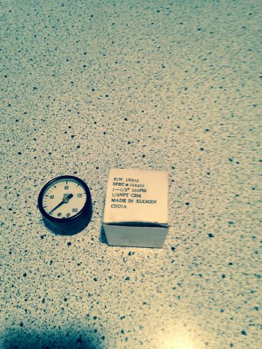 Ametek Pressure Gauge, 1X802 1-1/2&#034; 160PSI 1/8 NPT CBM, New in Box