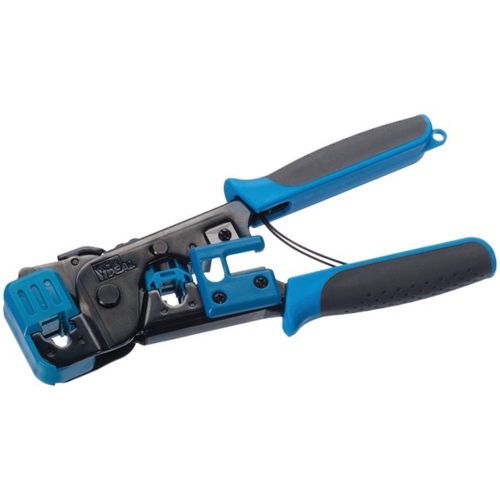 Ideal 30496 crimp tool telemaster series blue for rj-11 12 14 &amp; 45 modular plugs for sale