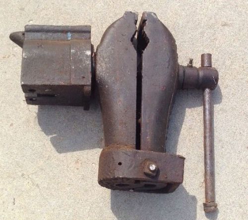 Vintage cole tool vise anvil pipe clamp tool nice for sale