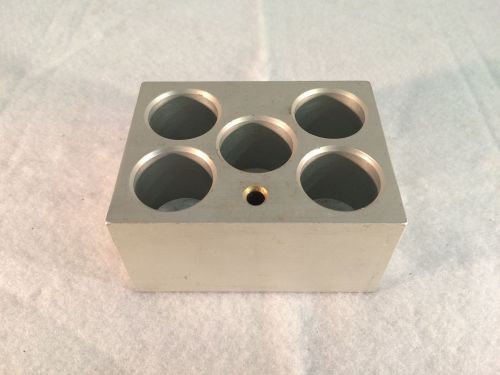 Thermolyne 5-Well 28mm Block for Dry Block Heater/Incubator (3&#034;x4&#034;) BK165-16A