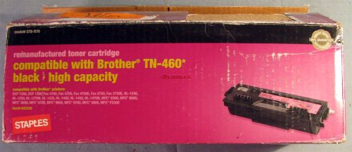 COMPATIBLE WITH BROTHER TN-460 BLACK HIGH CAPACITY/YIELD TONER CARTRIDGE SEALED