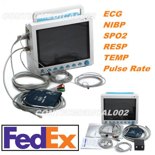 FDA ICU CCU Patient Monitor Vital Signs Monitor 6 ParameterS 12.1&#039;&#039; Color LCD