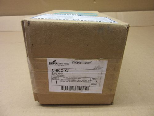 1 NIB COOPER CROUSE HINDS CHICO-X7 CHICOX7 X FIBER FOR SEALING FITTING DAMS