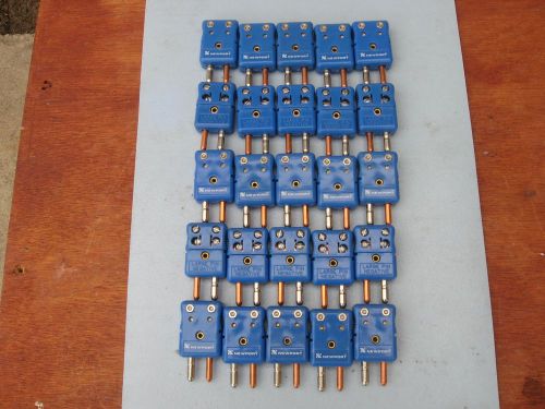 New newport type t quick connect thermocouple male 25pcs connectors for sale