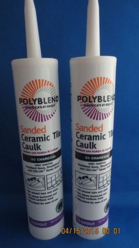 Lot of - 2 - Polyblend Product Type: Sanded Ceramic Tile Caulk
