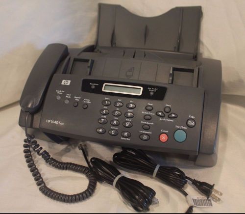 HP 1040 Inkjet Fax Machine + Built-in Telephone Handset Print, Scan, Fax