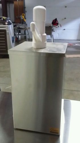 San jamar p9800 1 gallon condiment pump box dispenser for sale
