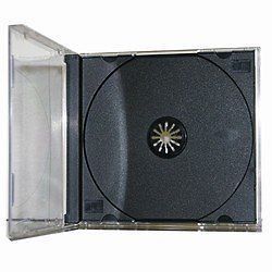 Brand New 25 Standard CD Jewel Case - Assembled - Black