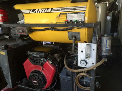 Landa 3500psi honda vanguard 18hp 4.7gpm hot skid pressure washer / sewer jetter for sale
