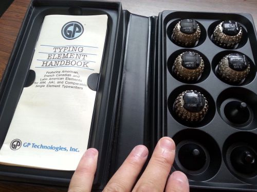 IBM Selectric Typewriter print elements