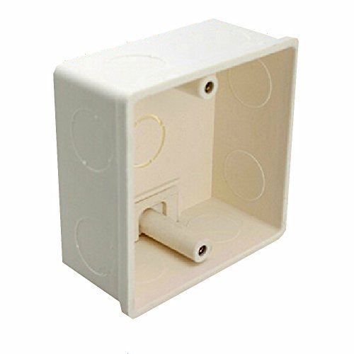 LEDENET 2pcs Recessed Electrical/Outlet Mounting Box PVC Flush Type Wall Mounted