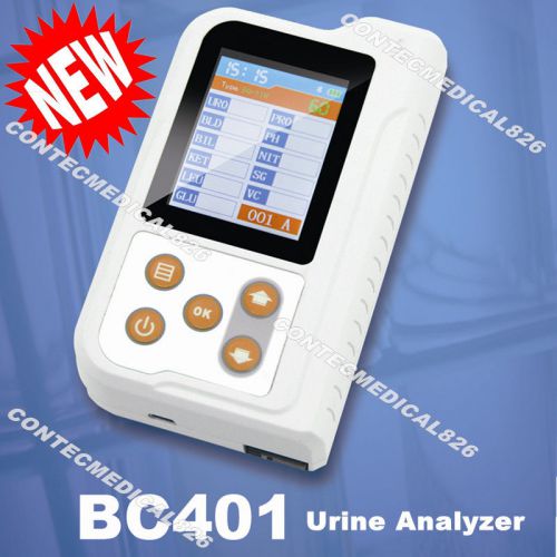 Contec bc401 handheld urine analyzer portable urine monitor 2.7 color lcd strips for sale