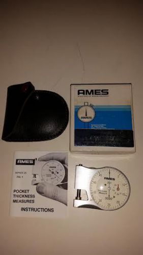 Ames Thickness Measure with Leather Pouch Model #251