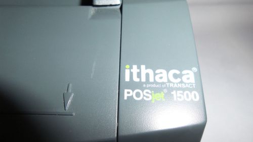 TransACT Bankjet1500 Reciept Printer  &amp; Check Validator! NEW INK!