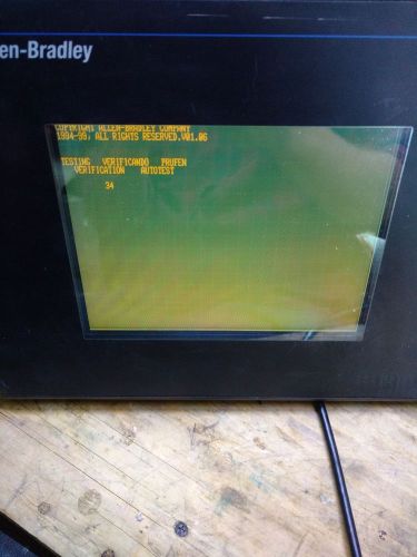 Allen Bradley 2711-T9C1 color/touch PanelView 900, Series C/Rev L/FRN 4.20