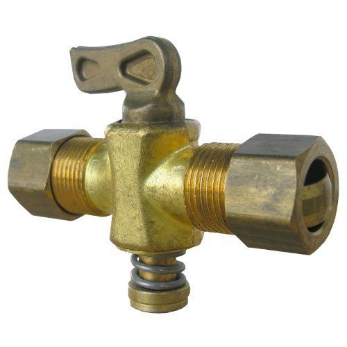 Lasco 17-2549 1/2-inch compression by 1/2-inch compression lever handle brass sh for sale