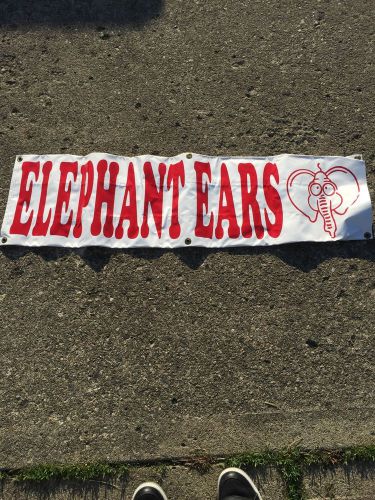 Elephant Ear Vinyl Banner