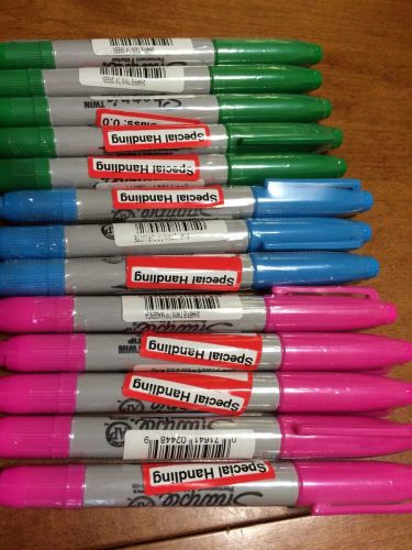 Sharpie Twin Tip/Fine Assorted Lot of 13 Shrink Wrapped (NEW)