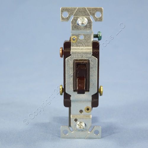 Eagle brown 3-way toggle wall light switch co/alr aluminum wiring 15a 5223-7b for sale