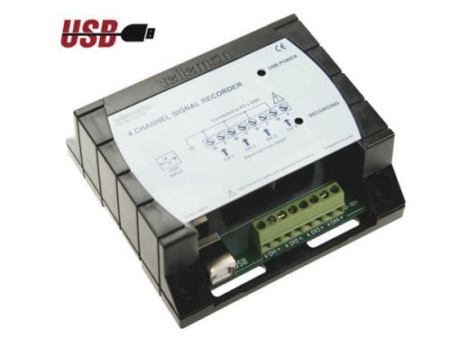 Velleman PCS10 4-CHANNEL USB RECORDER / LOGGER